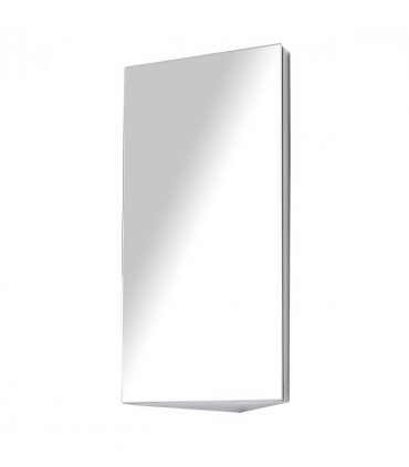 Homcom stainless steel floating corner cabinet