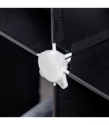 DIY Wardrobe Portable Interlocking Plastic Modular Closet Cube