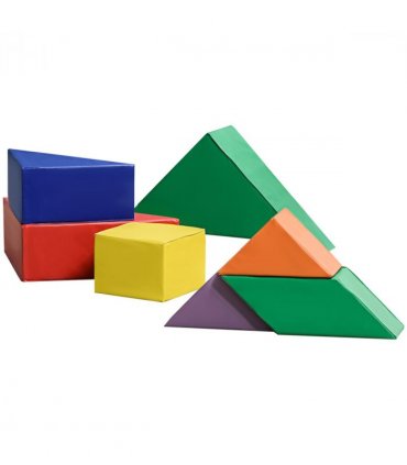 Foam Puzzle Block - 7 Pcs Kids Soft Foam Puzzle Play Blocks Set Learning Toda