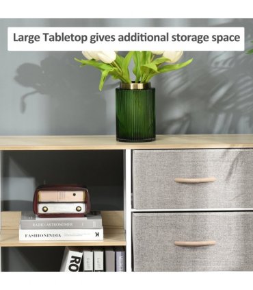 Chest Dresser with 3 Drawers Storage Cabinet Organizer, Beige
