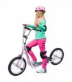 Teen Scooter Children Stunt Scooter 16" Tyres Adjustable Height, Pink