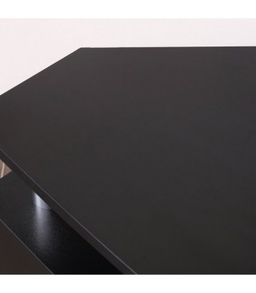 TV Unit Cabinet Black 80L x 34W x 130H cm with Storage Shelves and Cupboard