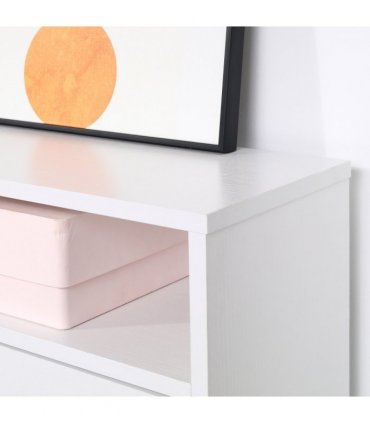 Shoe Storage Cabinet Footwear Organiser Space-saving  3 Drawers -White