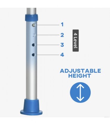 Adjustable Shower Stool with Suction Foot Pads for Elderly Disabled