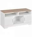 Home Office 42" TV Stand Storage Unit w/ Cabinets Shelves Living Room