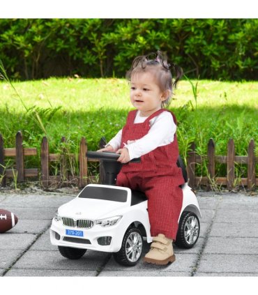Ride on Car Baby Toddler Walker Foot to Floor Sliding Car Slider White