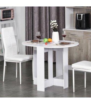 Folding Drop Leaf Dining Table Foldable Bar Table for Small Kitchen