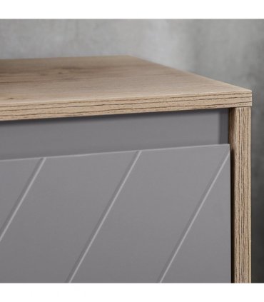 60x60cm Under-Sink Storage Cabinet w/ Adjustable Shelf 2 Doors Cabinet