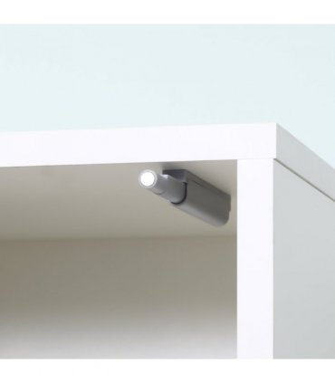 kleankin Tall Mirrored Bathroom Cabinet Tallboy Unit w/Adjustable Shelf White