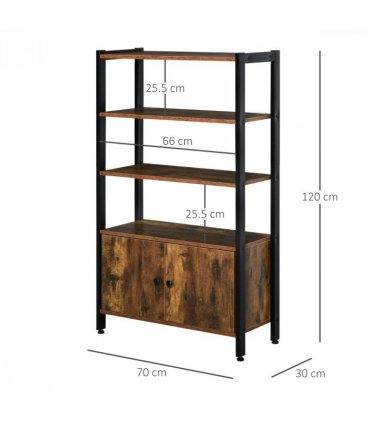 Multifunctional Bookshelf Storage Cabinet Bookcase  Shelves & Cupboard