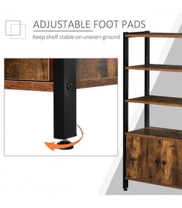Multifunctional Bookshelf Storage Cabinet Bookcase  Shelves & Cupboard