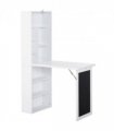 Folding Convertible Desk with Blackboard Multi-function Workstation