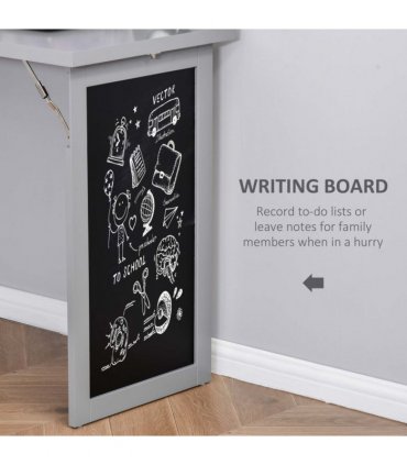 Folding Convertible Desk with Blackboard Multi-function Workstation