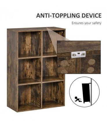Cubic Cabinet Bookcase Storage Shelves Display for Study, Home, Office