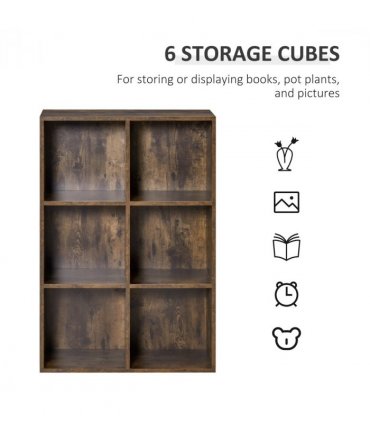 Cubic Cabinet Bookcase Storage Shelves Display for Study, Home, Office