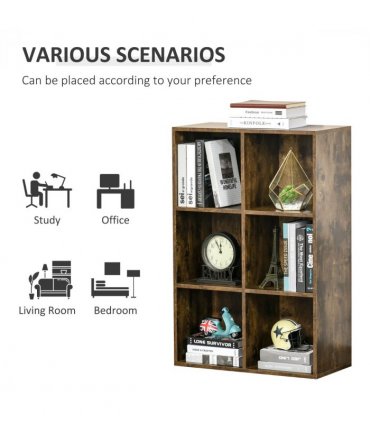 Cubic Cabinet Bookcase Storage Shelves Display for Study, Home, Office