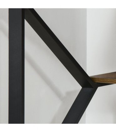 Computer Writing Desk K-Shaped Steel Leg Storage Shelf Home Office