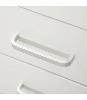Computer Desk Writing Desk with Five Drawers for Home Office White