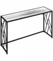 Vintage Sofa Table, Metal Frame Console Table for Hallway Living Room