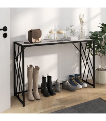 Vintage Sofa Table, Metal Frame Console Table for Hallway Living Room