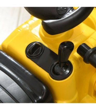 Ride-On Bulldozer Toddler Scooter Storage Cart Construction Truck
