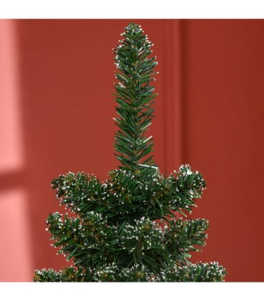 5.5FT Artificial Snow Dipped Christmas Tree Home Indoor Green HOMCOM