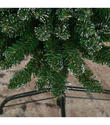 5.5FT Artificial Snow Dipped Christmas Tree Home Indoor Green HOMCOM