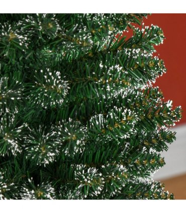 5.5FT Artificial Snow Dipped Christmas Tree Home Indoor Green HOMCOM