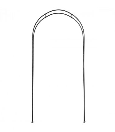 Metal Vintage Garden Arch Lawn Arbor Trellis Rose Plant Climbing Rack Outsunny
