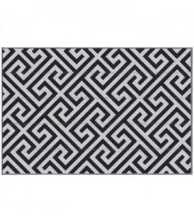 121x182cm Reversible Outdoor Rug Portable Plastic Straw RV  Outsunny