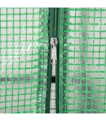 Mini Greenhouse 4-Tier Portable Plant House Shed w/ PE Cover Green