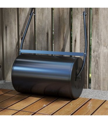 Garden Lawn Roller 38L Steel Push Grass Mower Water Sand Filled Durhand