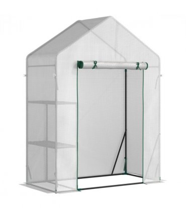 Greenhouse for Outdoor, Portable Gardening Plant Grow House w/ Shelf Outsunny
