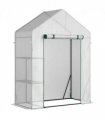 Greenhouse for Outdoor, Portable Gardening Plant Grow House w/ Shelf Outsunny