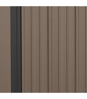 Outdoor Storage Shed Steel Garden Shed w/ Lockable Door for Backyard Outsunny