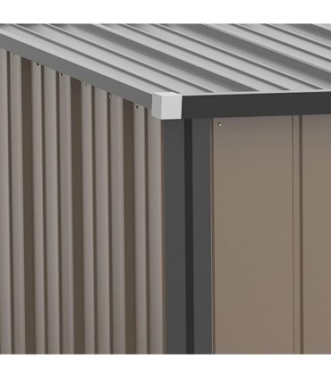 Outdoor Storage Shed Steel Garden Shed w/ Lockable Door for Backyard Outsunny
