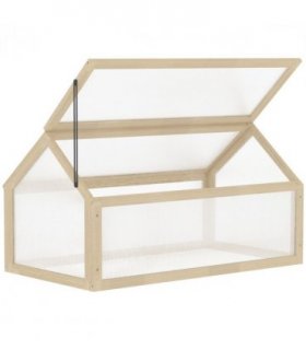 Wooden Cold Frame Greenhouse Garden      Polycarbonate Grow House