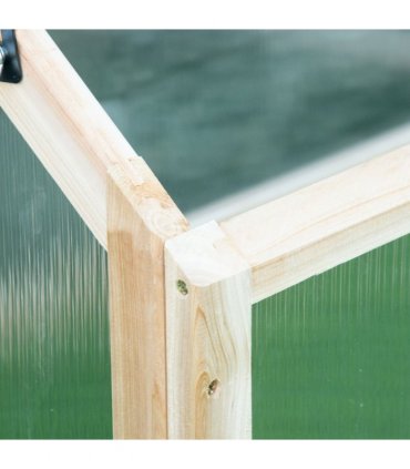 Wooden Cold Frame Greenhouse Garden      Polycarbonate Grow House