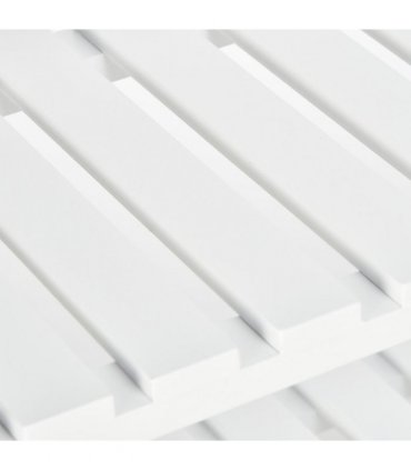 Shoe Rack 3-Tier Wood Frame Open Hygienic Storage 57x70cm White Pine MDF