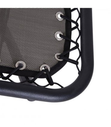 Metal Frame Zero Gravity Lounger w/ Head Pillow for Patio Decking  Outsunny