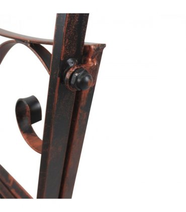 Rocking Chair Swing Bench Loveseat Metal Bronze Garden Outdoor