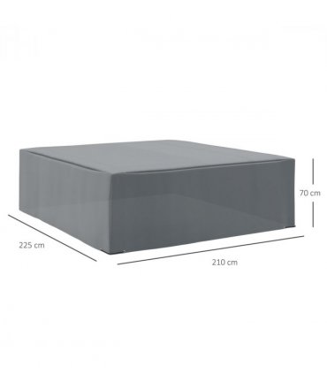 225x210cm Outdoor Garden Furniture Protective Cover UV Resistant Outsunny