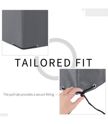225x210cm Outdoor Garden Furniture Protective Cover UV Resistant Outsunny