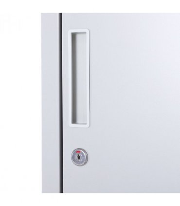 1.8m Locker Office Cabinet Storage Cold Rolled Steel  Storage Shelves Vinsetto