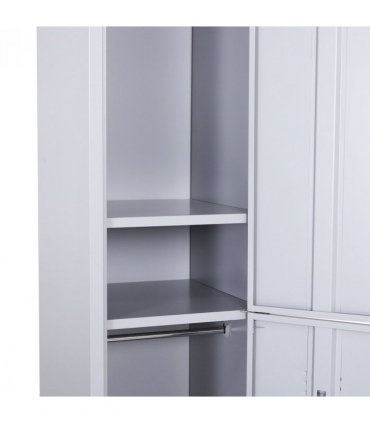 1.8m Locker Office Cabinet Storage Cold Rolled Steel  Storage Shelves Vinsetto