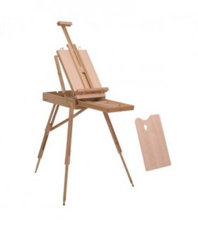Tripod Art Easel Wooden Drawing Board Workstation Folding French Sketch HOMCOM