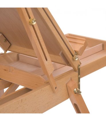 Tripod Art Easel Wooden Drawing Board Workstation Folding French Sketch HOMCOM