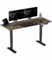 Height Adjustable Electric Standing with 4 Memory Preset Black Vinsetto