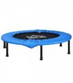 96 cm Foldable Mini Fitness Trampoline Exercise Rebounder Jumper, Blue HOMCOM