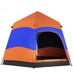 4 Person Pop Up Tent Camping Festival Hiking Shelter Family Portable Outsunny